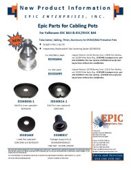 Epic Parts for Cabling Pots